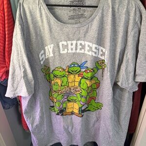 Teenage Mutant Ninja Turtles Shirt TMNT Pizza 90's Style Nickelodeon XXXL 3XL
